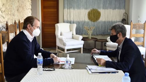 Bordet repasó los frentes de obra que se gestionan y ejecutan en la provincia