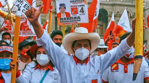 Terminó el escrutinio en Perú y ganó Castillo