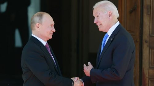 Vladimir Putin y Joe Biden cara a cara en Ginebra
