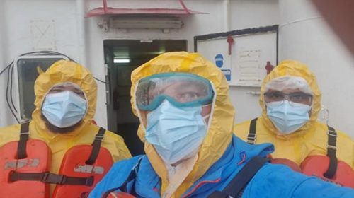 Investigarán qué cepa de Covid contrajo la tripulación de barco varado en La Paz