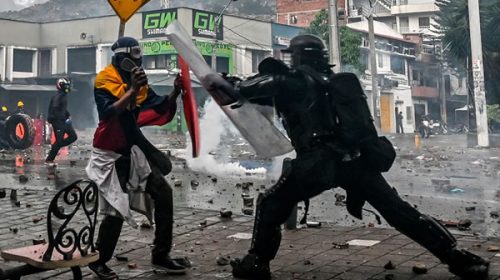 El Gobierno colombiano anunció una ley antivandalismo en medio de las protestas sociales