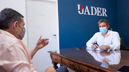 Bravo inició las gestiones para el edificio de la UADER en Federación