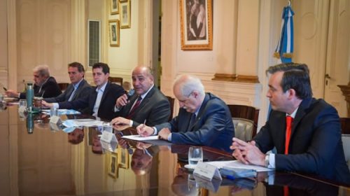 Juan Manzur encabezó una reunión de gabinete en Casa Rosada