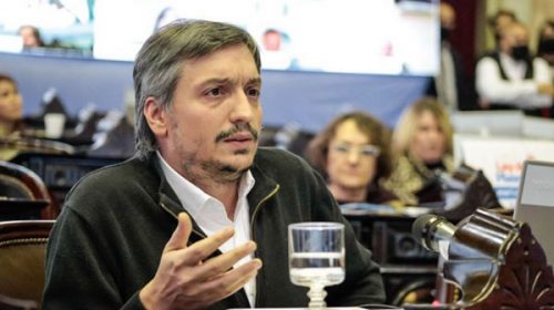 Máximo Kirchner, a la oposición: “Juegan a ver quién es más duro y se olvidan del país”