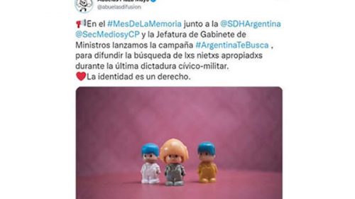 “Argentina te busca”: en vísperas del 24 de marzo se relanzó la campaña Abuelas de Plaza de Mayo