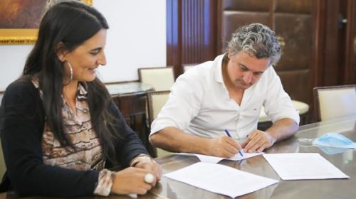 Bravo firmó un convenio con Nación para la construcción de un Eco Parque en Federación