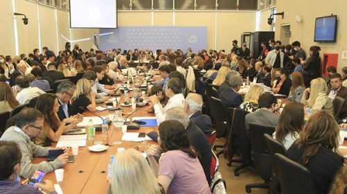 El plenario de comisiones continúa analizando el proyecto del acuerdo con el FMI