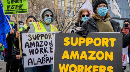 Revés para Jeff Bezos: trabajadores de Amazon se sindicalizan