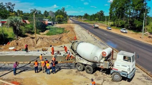 La directora de Vialidad informó que las obras en ruta 4 ya superan el 25% de avance