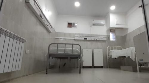 Ejecutan trabajos de remodelación en la guardia central del hospital Santa Rosa