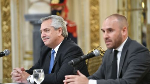 Alberto Fernández y Martín Guzmán presentan el proyecto de renta inesperada