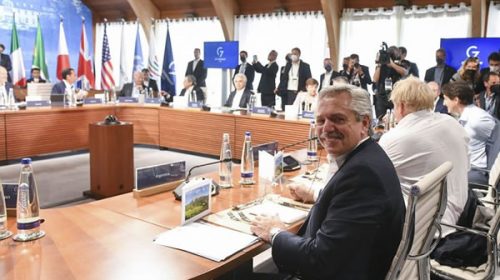 El Presidente pidió una nueva arquitectura financiera y «cese de hostilidades» en Ucrania