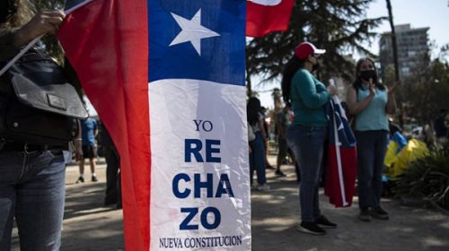 Chile: aumenta el rechazo a la nueva Constitución