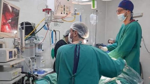 Realizaron la primera cirugía laparoscópica en el hospital Santa Rosa de Chajarí
