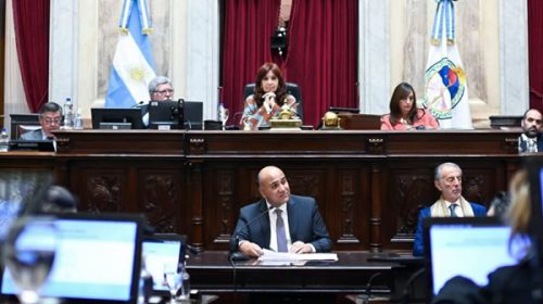 Con guiños a CFK, Manzur cerró el primer informe de gestión en el Senado