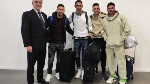 Messi ya está en Rosario tras concluir la gira con el seleccionado argentino