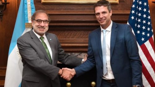 La exportación de cítricos dulces fue el tema central del encuentro de Cresto con el embajador en Estados Unidos
