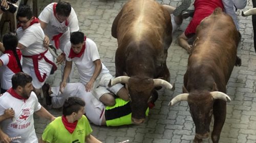 Las fiestas de San Fermín terminaron con cinco heridos por asta de toro
