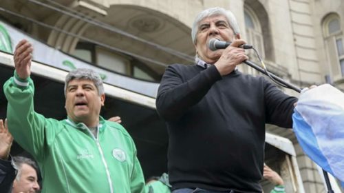 Moyano dijo que el 17 de agosto la CGT marchará en respaldo al Gobierno