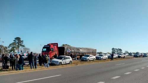 Demoras en la Ruta 14 por la protesta del campo