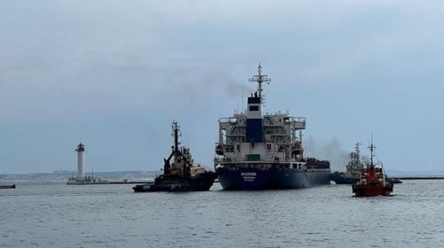 Partió de Ucrania el primer barco con cereales tras el acuerdo con Rusia