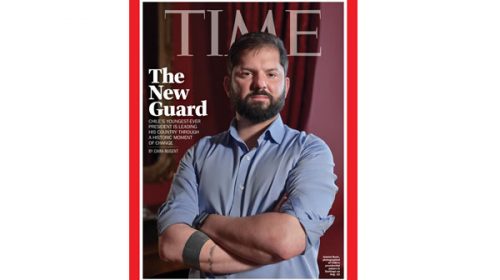 Chile: Gabriel Boric sale en la tapa de la revista Time a días del plebiscito constitucional