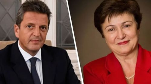Massa se reúne con Georgieva en el FMI y con funcionarios del Tesoro