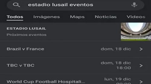 El curioso error de Google que dejó al descubierto a los dos posibles finalistas del Mundial Qatar 2022