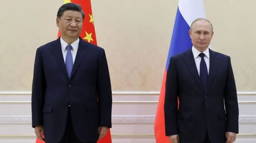 Presidentes de Rusia y China se reunieron por primera vez desde que empezó la guerra en Ucrania