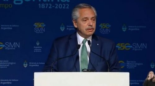 Alberto Fernández habló del Cambio Climático y sostuvo que “el mundo ha perdido su rumbo”