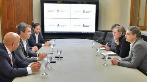 Cresto y su nuevo equipo del área Producción se reunieron con Bahillo