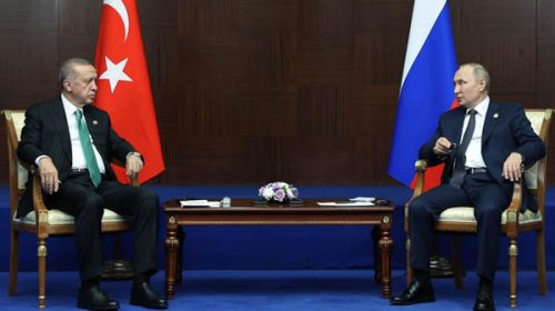 Putin le propuso a Erdogan la creación de un centro de gas para exportar a Europa