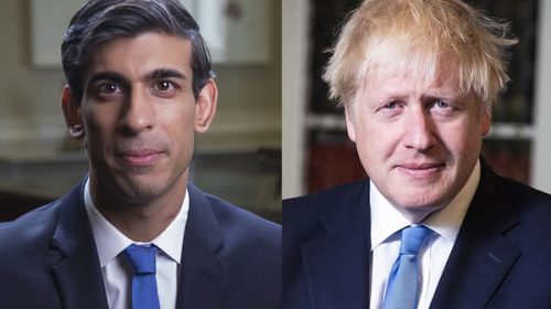 Boris Johnson y Rishi Sunak encabezan la carrera para reemplazar a Liz Truss