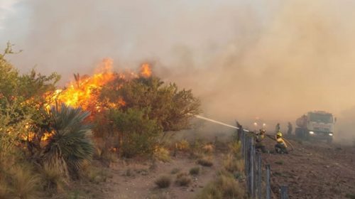 Incendios en Traslasierra: persiste el foco en Ambul y otro se desató cerca del sector