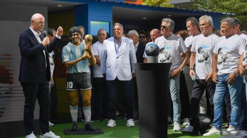 “¡Diego es inmortal!”: en Qatar homenajearon a Maradona a dos años de su muerte