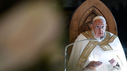 El Papa Francisco intervino Cáritas Internacional