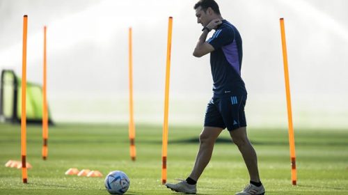 Scaloni, ante una práctica decisiva para perfilar el equipo que enfrentará a México
