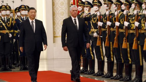 El Presidente de Cuba se reúne con Xi Jinping
