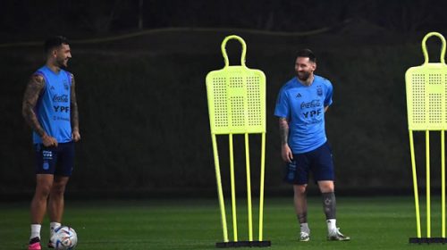 Argentina se entrena sin Di María ni “Papu” Gómez de cara al duelo con Países Bajos
