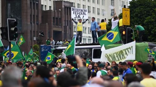 Alerta en Brasil por una nueva convocatoria de grupos bolsonaristas