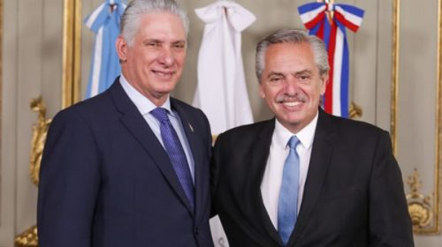 Alberto Fernández se reunió con Díaz Canel para profundizar la relación bilateral
