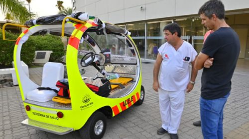 La Municipalidad de Concordia incorporó una ambulancia y una unidad móvil eléctrica