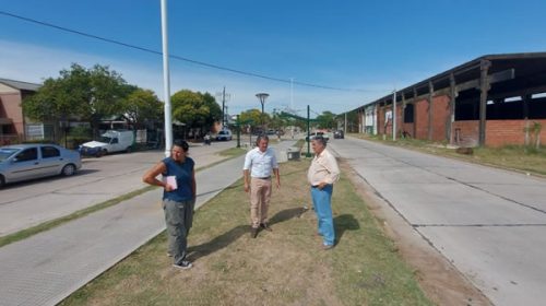 Avanzan las obras en avenida Eva Perón de la ciudad de Federación