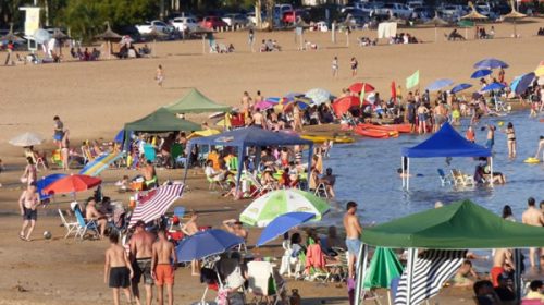 Verano a pleno: Unas 6 mil personas visitaron las playas de Santa Ana este fin de semana