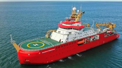Investigan si un buque británico con bandera de las Islas Malvinas ingresó al Mar Argentino