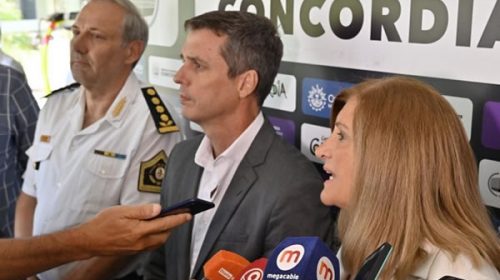 La ministra Romero señaló que Concordia “es especial” y apuntó a una base social “problemática”
