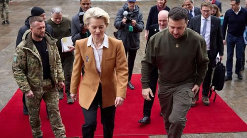 Funcionarios europeos llegan a Kiev para discutir el apoyo militar