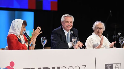 Alberto Fernández: “El pueblo argentino ha hecho de los derechos humanos una política de Estado”