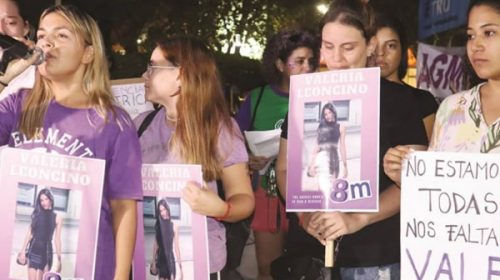 Emotivo homenaje a Valeria Leoncino, víctima de femicidio: “Ella fue a pedir ayuda y no se la dieron”