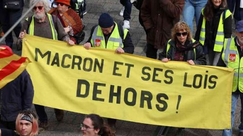 Crece la tensión en Francia y Macron rechaza convocar a un referéndum